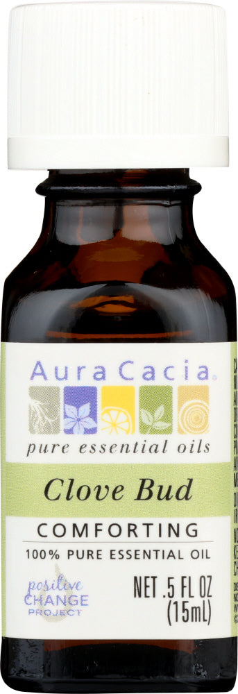 AURA CACIA: 100% Pure Essential Oil Clove Bud, 0.5 Oz - Vending Business Solutions