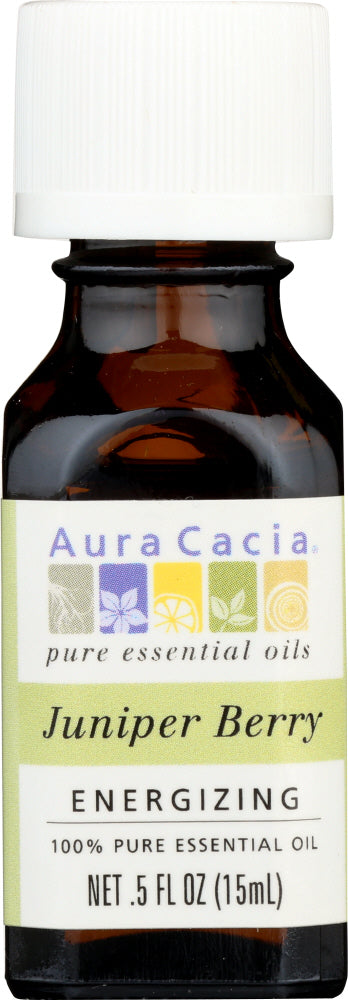 AURA CACIA: 100% Pure Essential Oil Juniper Berry, 0.5 Oz - Vending Business Solutions