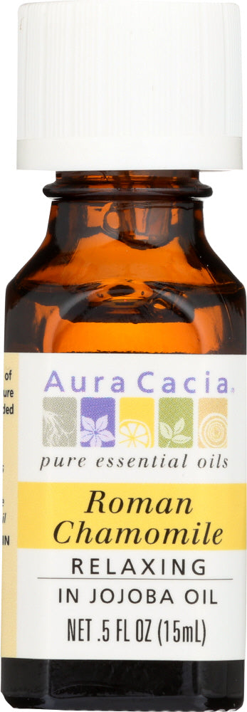 AURA CACIA:  Precious Essential Oil Roman Chamomile 0.5 oz - Vending Business Solutions