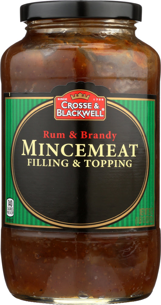 CROSSE & BLACKWELL: Rum & Brandy Mincemeat Filling & Topping, 29 oz - Vending Business Solutions