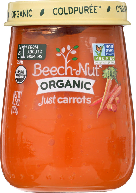 BEECH NUT: 1st Stage Just Organic Carrots, 4.25 oz - Vending Business Solutions