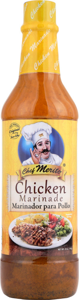 CHEF MERITO: Chicken Marinade, 25 oz - Vending Business Solutions