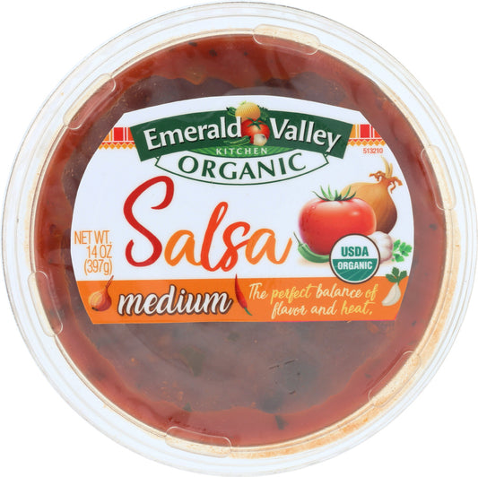 EMERALD VALLEY KITCHEN: Organic Medium Salsa, 14 oz - Vending Business Solutions