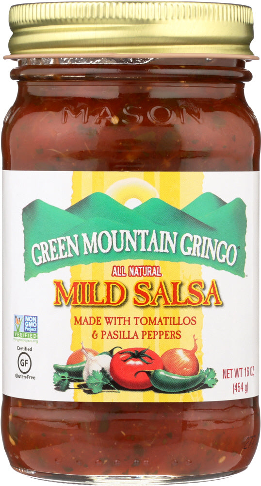 GREEN MOUNTAIN GRINGO: Mild Salsa, 16 Oz - Vending Business Solutions