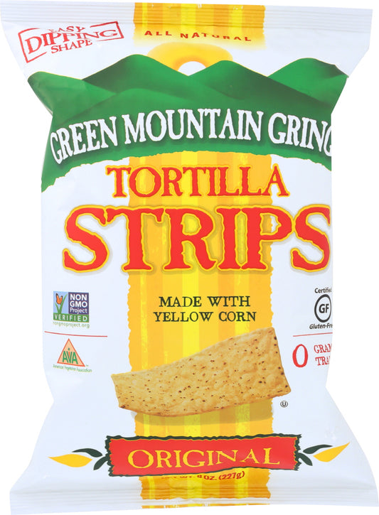 GREEN MOUNTAIN GRINGO: Corn Tortilla Strips Original, 8 Oz - Vending Business Solutions