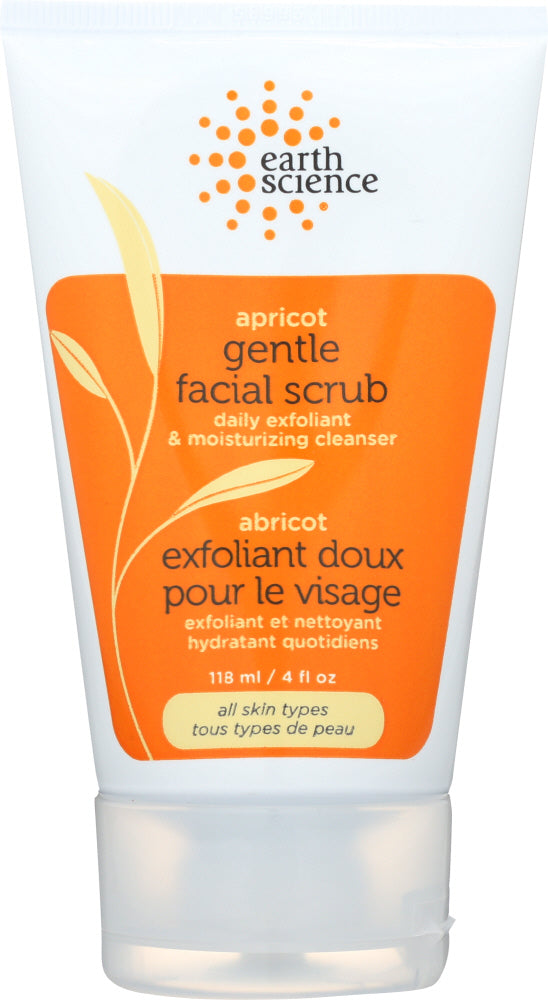 EARTH SCIENCE: Facial Scrub Apricot Gentle, 4 oz - Vending Business Solutions
