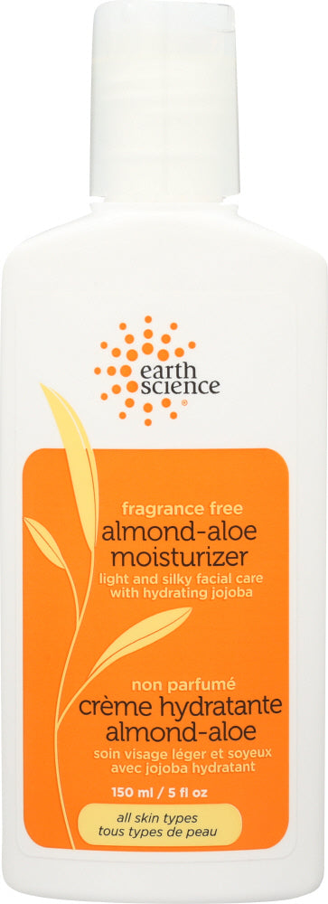 EARTH SCIENCE: Moisturizer Almond-Aloe Fragrance Free, 5 oz - Vending Business Solutions
