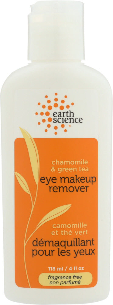 EARTH SCIENCE: Eye Make-Up Remover Chamomile Green Tea, 4 oz - Vending Business Solutions