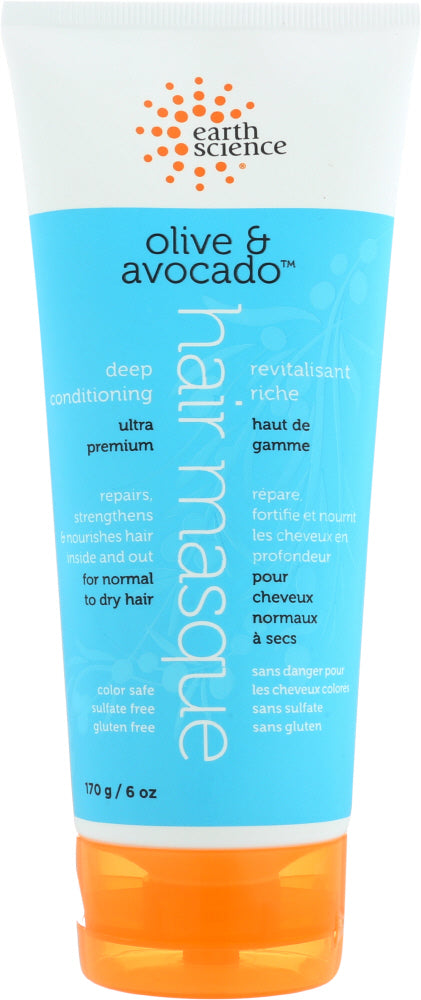 EARTH SCIENCE: Masque Hair Conditioning Deep, 6 oz - Vending Business Solutions