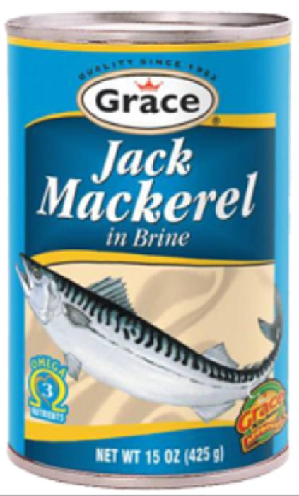 GRACE CARIBBEAN: Mackerel Jack Brine, 15 oz - Vending Business Solutions