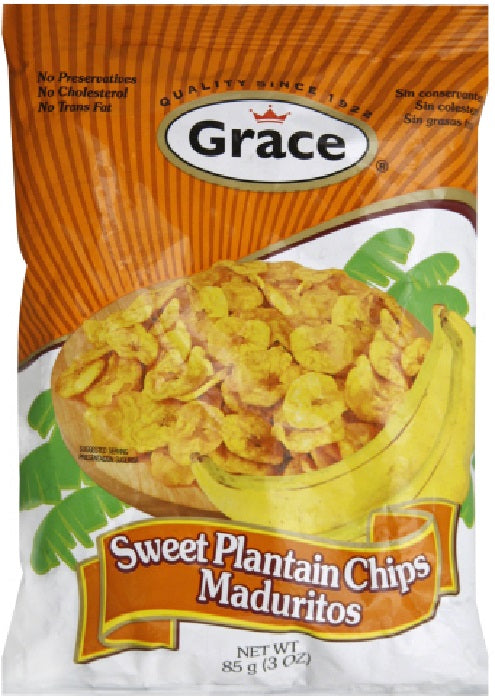 GRACE CARIBBEAN: Chip Banana Sweet, 3 oz - Vending Business Solutions