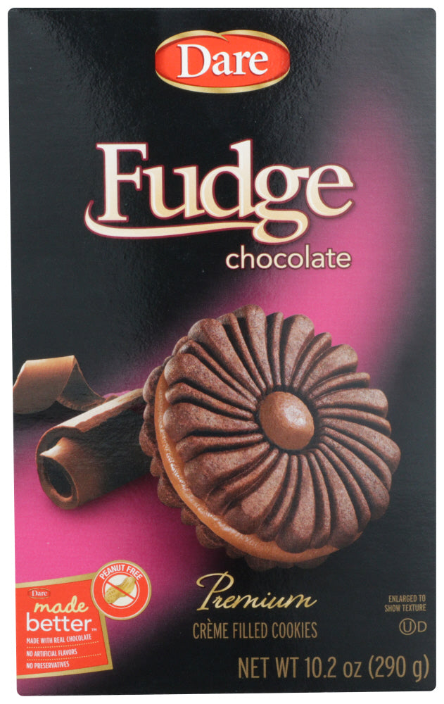 DARE: Fudge Chocolate Creme Filled Cookies, 10.2 oz - Vending Business Solutions