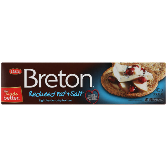 DARE: Breton Crackers Reduced Fat and Salt Original, 8 oz - Vending Business Solutions