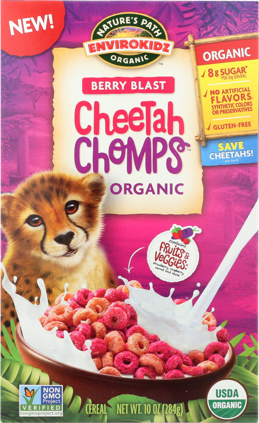 ENVIROKIDZ ORGANIC: Cereals Kids Cheetah Organic, 10 oz - Vending Business Solutions