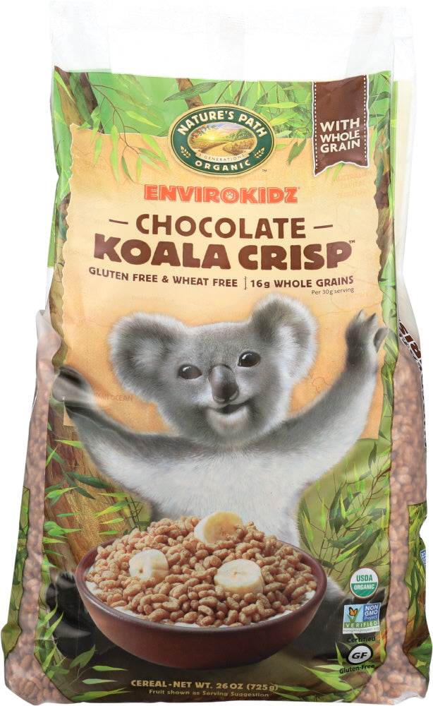 ENVIROKIDZ ORGANIC: Koala Crisp Chocolate Cereal Eco-Pac, 26 oz - Vending Business Solutions