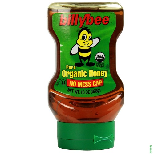 BILLY BEE: Pure Organic Honey, 13 oz - Vending Business Solutions