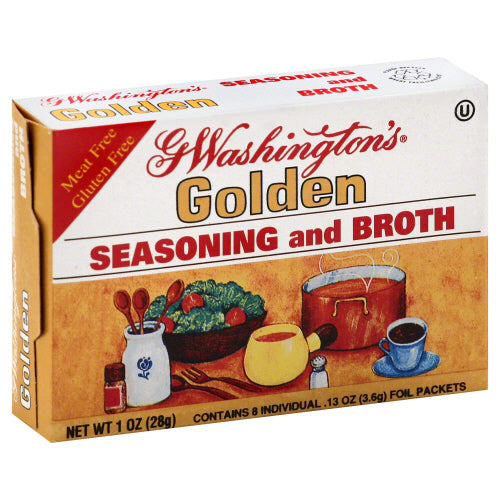 GEORGE WASHINGTON: Broth Seasoning Golden, 1 oz - Vending Business Solutions