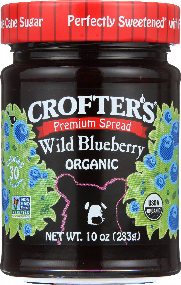 CROFTERS: Conserve Wild Blueberry Organic, 10 oz - Vending Business Solutions