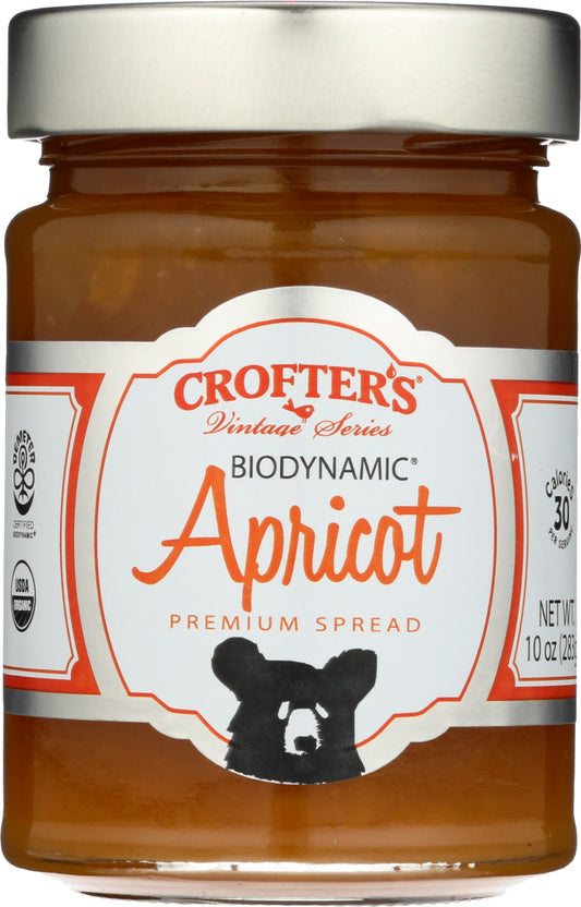 CROFTERS: Biodynamic Apricot Jam, 10 oz - Vending Business Solutions