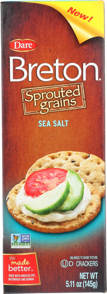 DARE: Sprouted Grains Sea Salt, 5.11 oz - Vending Business Solutions