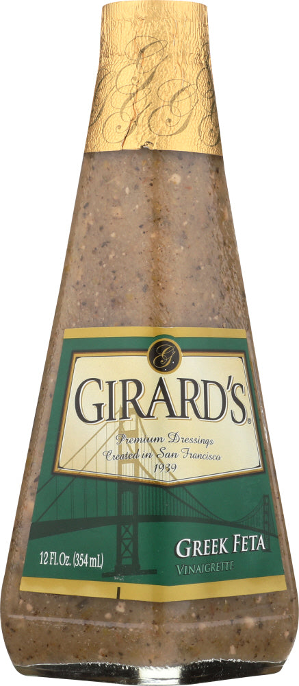 GIRARD'S: Greek Feta Vinaigrette Dressing, 12 oz - Vending Business Solutions