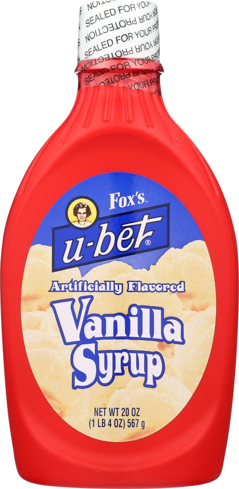 FOX UBET: Syrup Vanilla, 20 oz - Vending Business Solutions