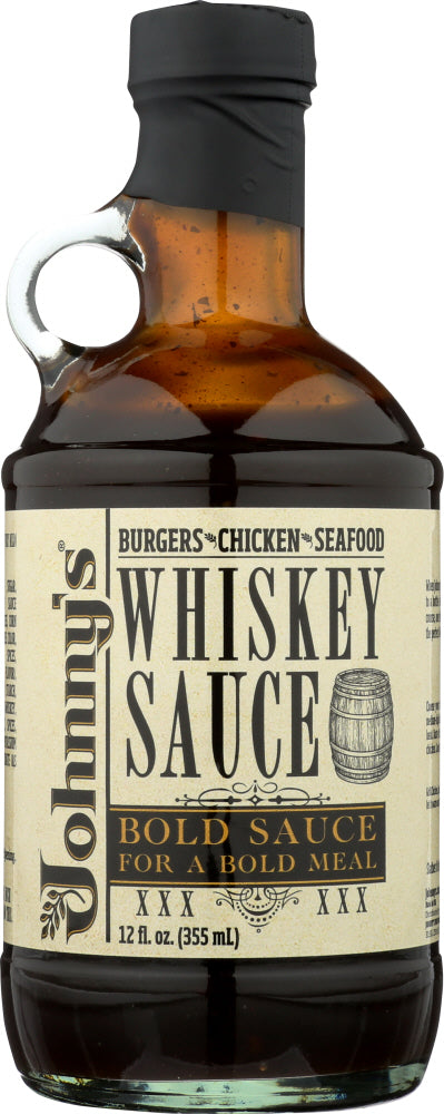 JOHNNYS FINE FOODS: Whiskey Sauce, 12 oz - Vending Business Solutions