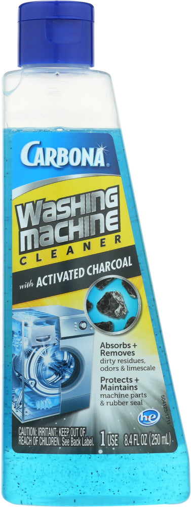CARBONA: Washing Machine Cleaner with Activated Charcoal, 8.4 fo - Vending Business Solutions