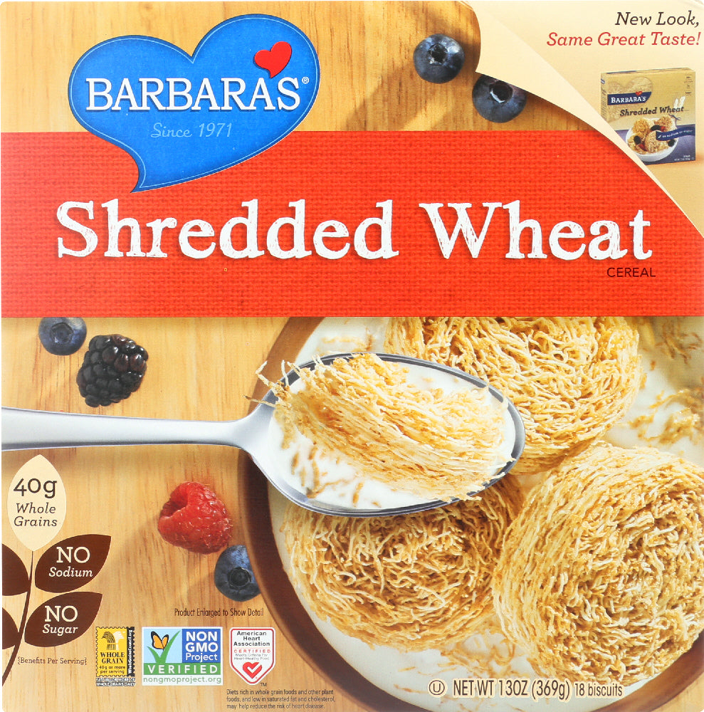 BARBARA'S: Shredded Wheat Cereal, 13 oz - Vending Business Solutions