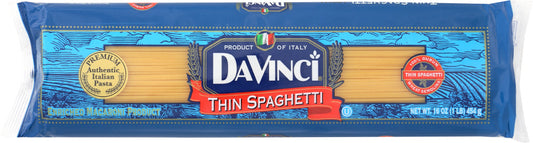 DAVINCI: Thin Spaghetti Pasta, 16 Oz - Vending Business Solutions