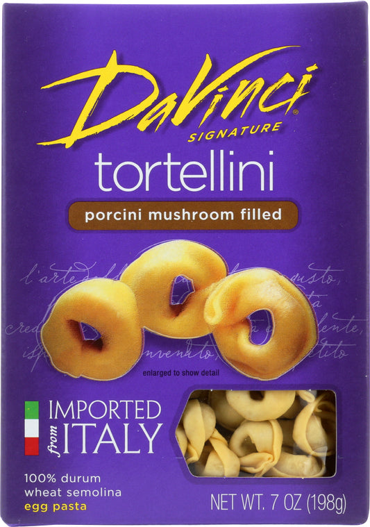 DAVINCI: Pasta Porcini Tortellini Mushroom Fill, 7 oz - Vending Business Solutions