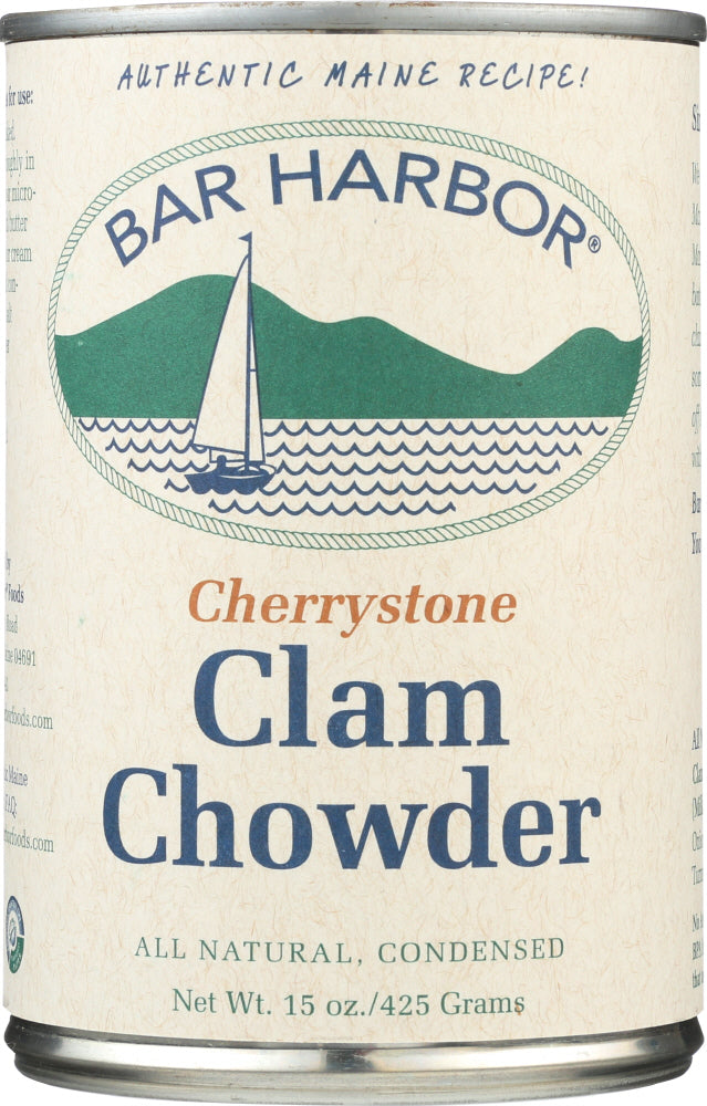 BAR HARBOR: Soup Chowder Cherrystone Clam, 15 oz - Vending Business Solutions