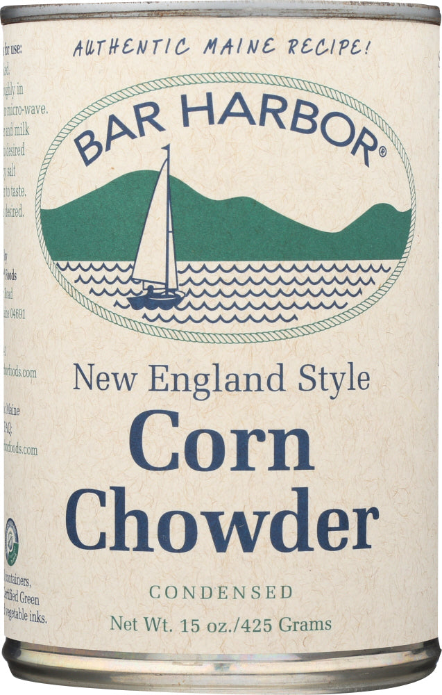 BAR HARBOR: New England Style Corn Chowder All Natural Condensed, 15 oz - Vending Business Solutions