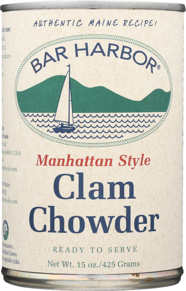 BAR HARBOR: Clam Chowder Manhattan Style, 15 Oz - Vending Business Solutions