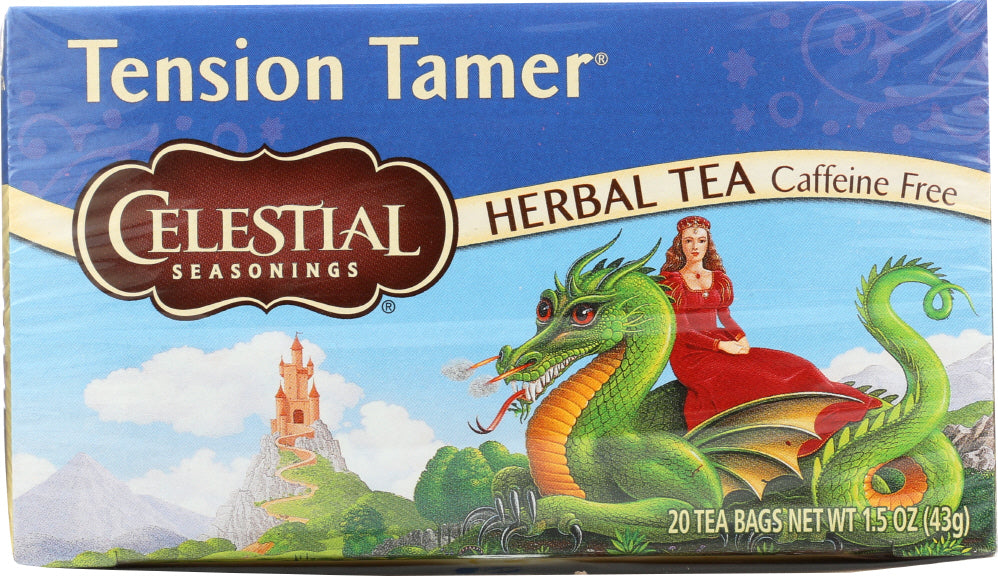 CELESTIAL SEASONINGS: Tension Tamer Herbal Tea Caffeine Free, 20 bg - Vending Business Solutions