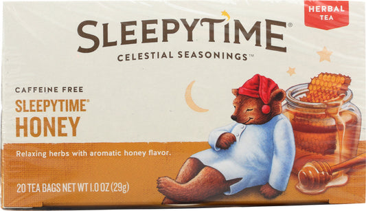CELESTIAL SEASONINGS: Sleepytime Honey Tea Pack of 20, 1 oz - Vending Business Solutions
