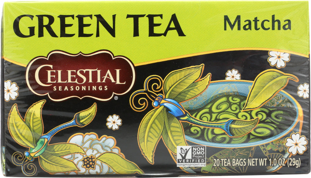 CELESTIAL SEASONINGS: Green Matcha Tea Pack of 20, 1 oz - Vending Business Solutions