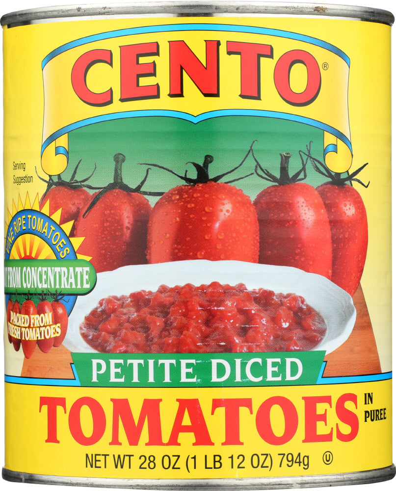 CENTO: Petite Diced Tomatoes, 28 oz - Vending Business Solutions