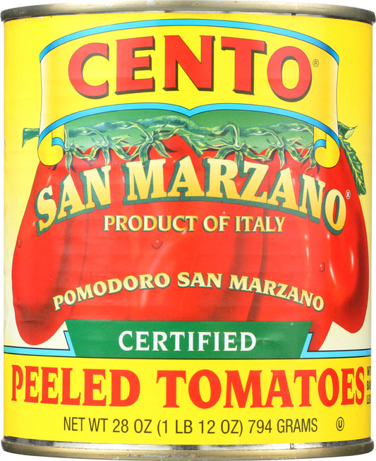 CENTO: Certified Peeled Tomatoes with Basil Leaf, 28 oz - Vending Business Solutions