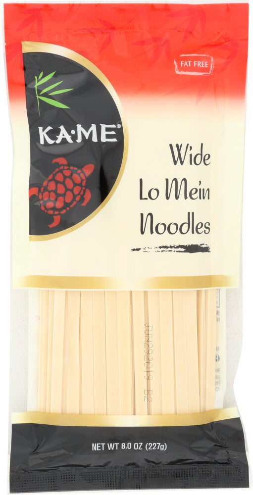 KA-ME: Wide Chinese Lo Mein Noodles, 8 oz - Vending Business Solutions