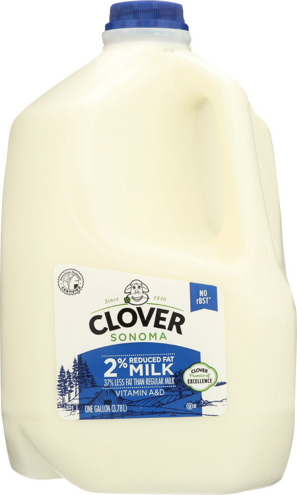 CLOVER SONOMA: 2% Reduced Fat Milk, 1 ga - Vending Business Solutions