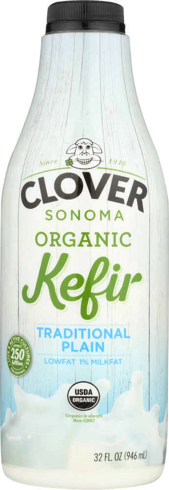CLOVER SONOMA: Organic Kefir Traditional Plain, 32 oz - Vending Business Solutions