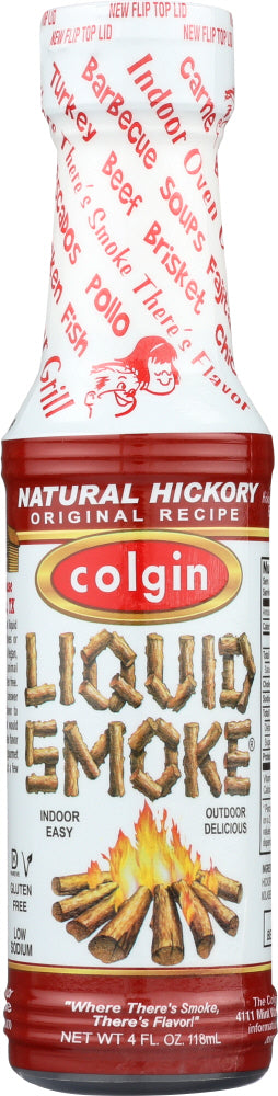 COLGIN: Liquid Smoke Natural Hickory, 4 Oz - Vending Business Solutions