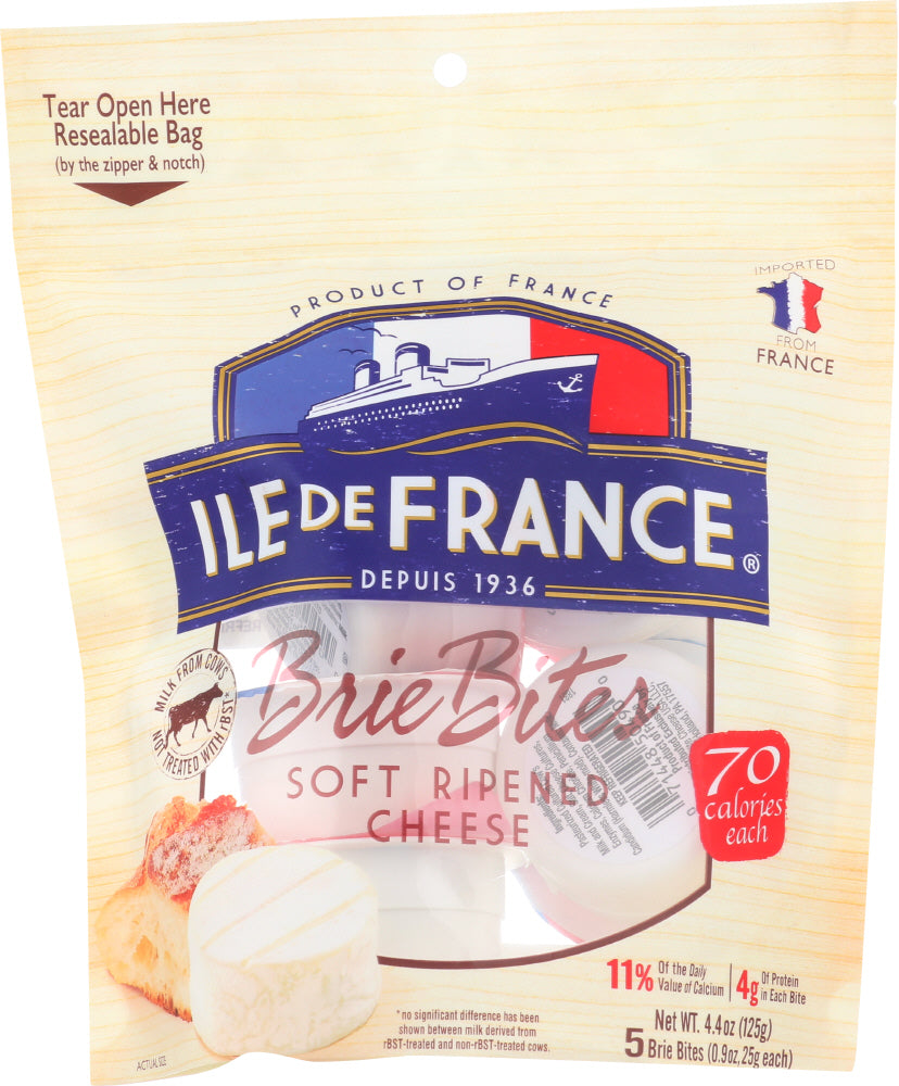 ILE DE FRANCE: Cheese Ile De France Brie Bites Bag, 4.4 oz - Vending Business Solutions