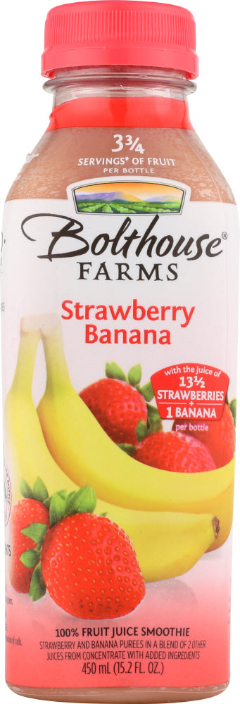 BOLTHOUSE FARMS: Strawberry Banana Juice, 15.20 oz - Vending Business Solutions