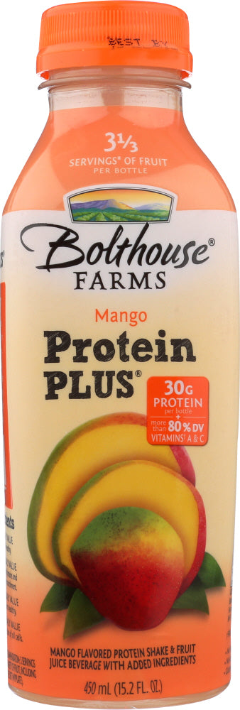 BOLTHOUSE FARMS: Mango Protein Plus Juice, 15.20 oz - Vending Business Solutions