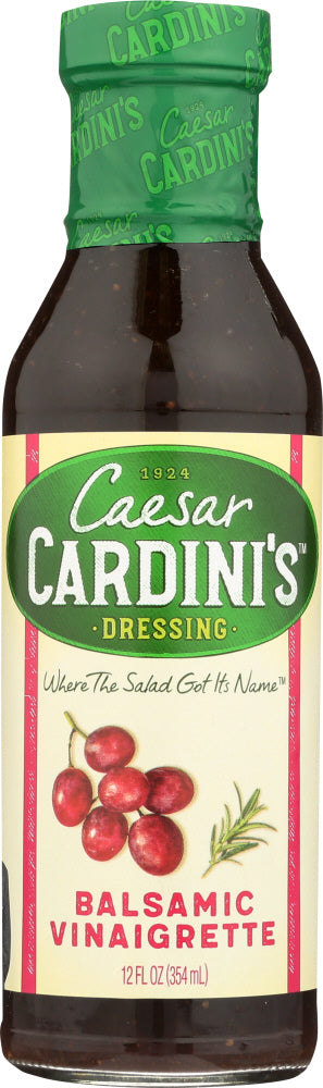 CARDINI'S: Balsamic Vinaigrette Dressing, 12 oz - Vending Business Solutions
