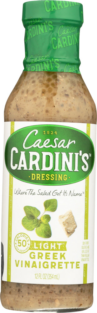 CARDINI'S: Light Greek Vinaigrette Dressing, 12 oz - Vending Business Solutions