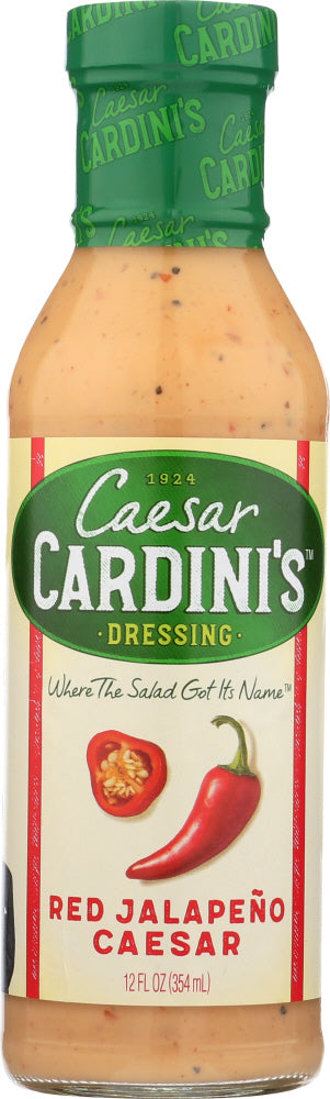 CARDINI: Red Jalapeno Caesar Dressing, 12 oz - Vending Business Solutions