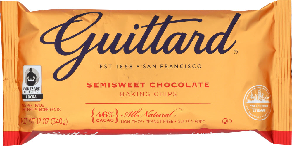 GUITTARD: Real Semi Sweet Chocolate Chips, 12 oz - Vending Business Solutions